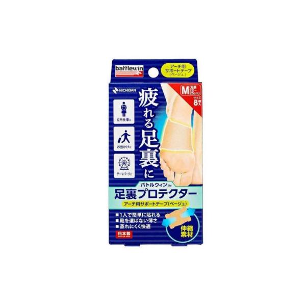 ニチバン バトルウィン 足裏プロテクター Mサイズ 8枚