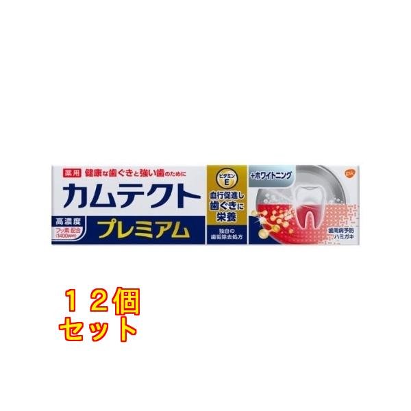 【医薬部外品】カムテクト プレミアム ホワイトニング 95g×12個