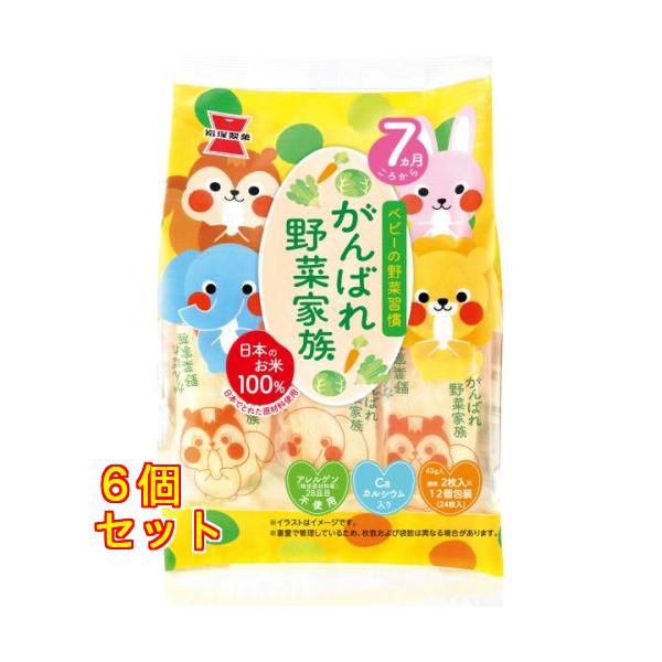 がんばれ野菜家族 43g×6個