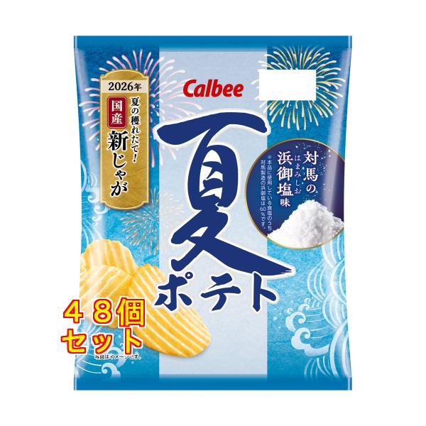 夏ポテト対馬の浜御塩味 60g×48個 : クスリのアオキ2号店ヤフー店