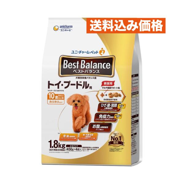 他サイト： ベストバランス カリカリ仕立て 10歳以上 トイプードル用 1.8kgの商品画像