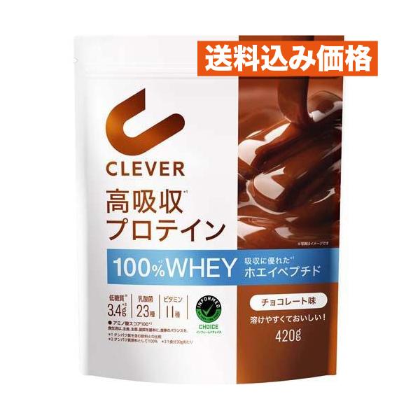 クレバー 高吸収 プロテイン チョコレート味 ( 420g )