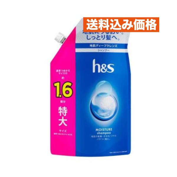 h&s(エイチアンドエス) モイスチャー シャンプー 詰め替え 特大 500mL