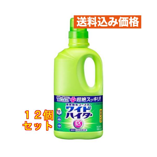 花王 ワイドハイターEXパワー 本体 大サイズ 930mL×12個
