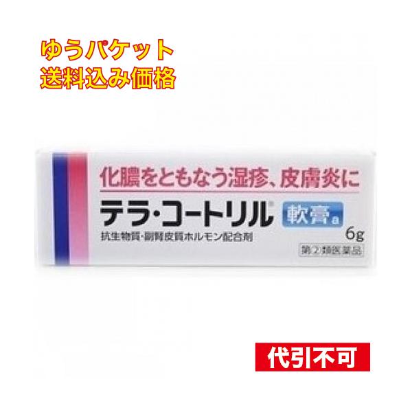 他サイト： ゆうパケット）【第(2)類医薬品】テラコートリル軟膏 6g 4987123701686の商品画像