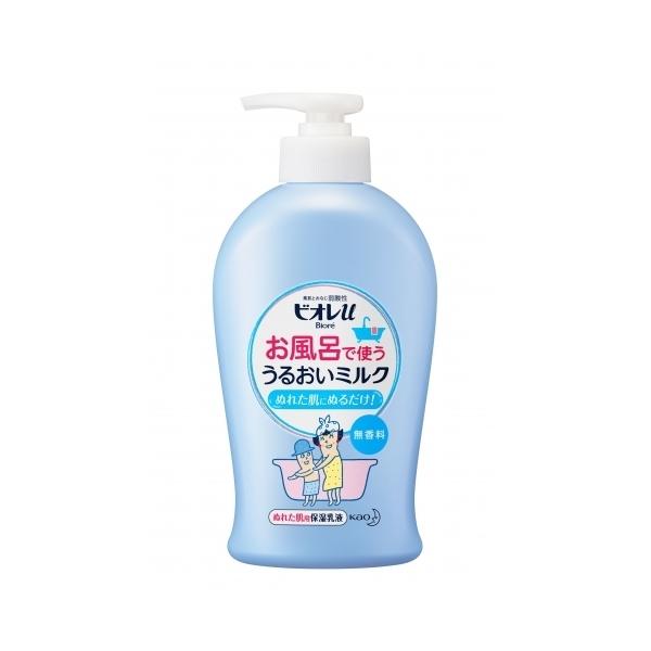 他サイト： 花王　ビオレｕ　お風呂で使うミルク　無香料　ポンプ 300mlの商品画像