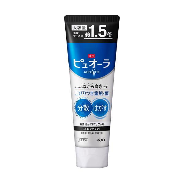 薬用ピュオーラ ハミガキ ストロングミント 大容量 170g