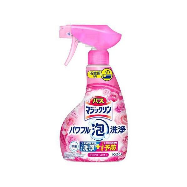 バスマジックリン パワフル泡洗浄 アロマローズの香り 本体  350mL