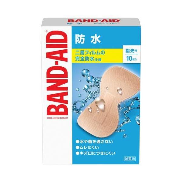 他サイト： バンドエイド 防水 指先用 10枚入の商品画像