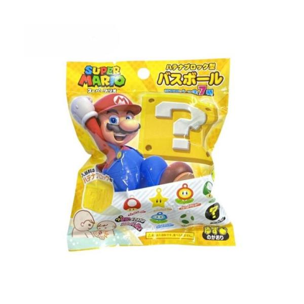 スーパーマリオ ハテナブロック型 バスボール 1個 : クスリのアオキ