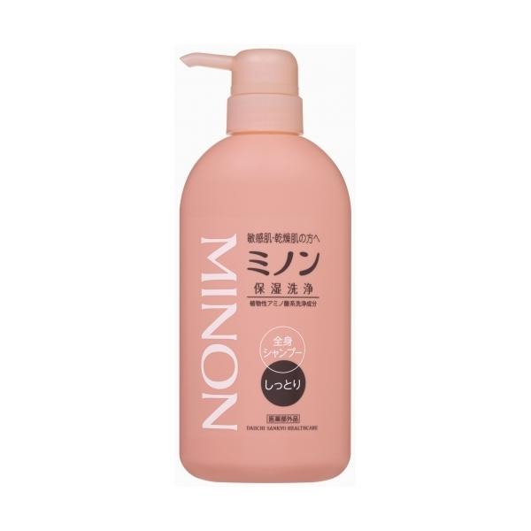 ミノン全身シャンプー しっとりタイプ ポンプ 450ml : クスリのアオキ