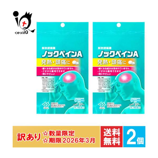 田村薬品工業 訳あり 解熱鎮痛薬 頭痛 生理痛薬 ☆ノックペインA 20錠