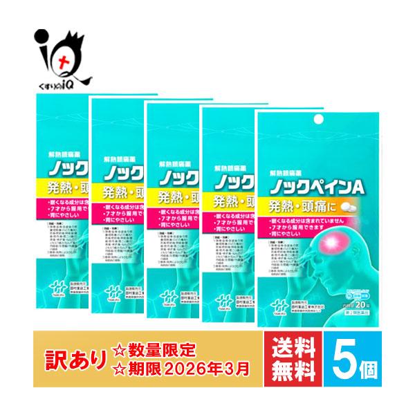 田村薬品工業 訳あり 解熱鎮痛薬 頭痛 生理痛薬 ☆ノックペインA 20錠