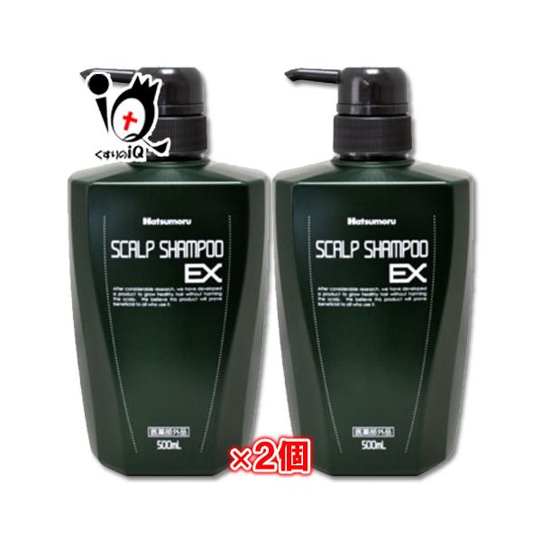 【医薬部外品】ハツモール 薬用スカルプシャンプーEX 500mL×2個セット【田村治照堂】頭髪環境を考えるノンシリコンスカルプシャンプー頭髪環境を考えるノンシリコンスカルプシャンプー