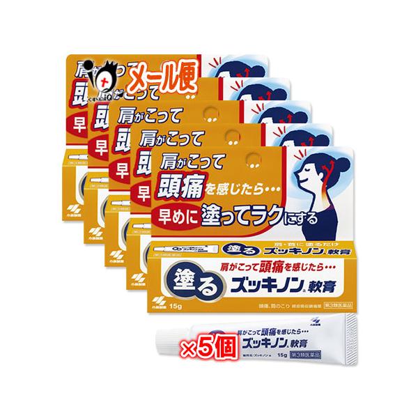☆小林製薬 塗るズッキノン軟膏 15g 経皮吸収鎮痛薬 〔3類医〕 ゆう 