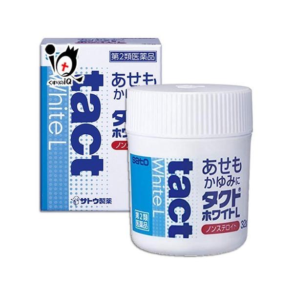 佐藤製薬 かゆみ あせも 皮膚炎治療薬 ☆タクトホワイトL 32g 第2類