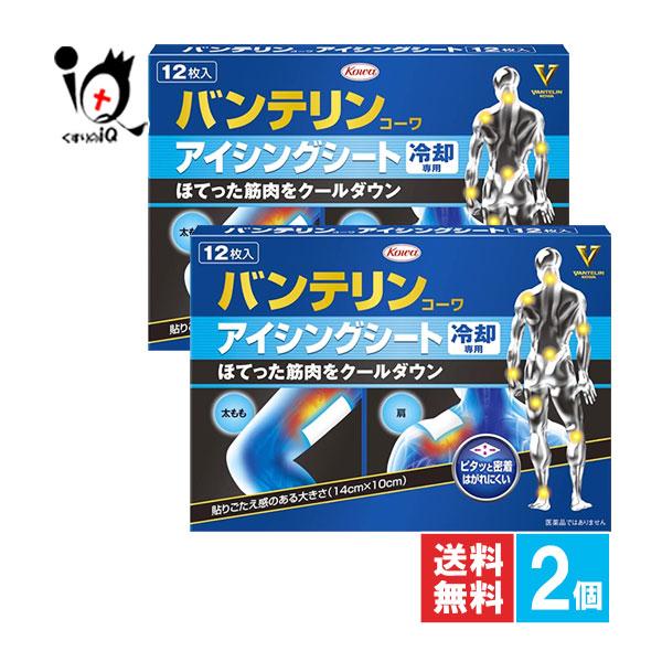 バンテリンコーワ アイシングシート 12枚入【Kowa 興和】特長 1　l-メントール配合のクールなシート剤l-メントールによる冷却感でひんやりして、効果的にクールダウンができます。特長 2　ほてった筋肉をクールダウンピタッと密着し、はがれ...