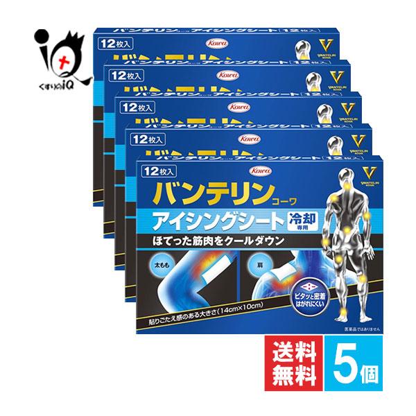バンテリンコーワ アイシングシート 12枚入【Kowa 興和】特長 1　l-メントール配合のクールなシート剤l-メントールによる冷却感でひんやりして、効果的にクールダウンができます。特長 2　ほてった筋肉をクールダウンピタッと密着し、はがれ...
