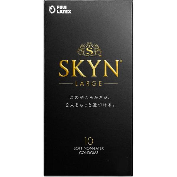 不二ラテックス SKYN ラージ 10個入 /コンドーム 避妊具 スキン