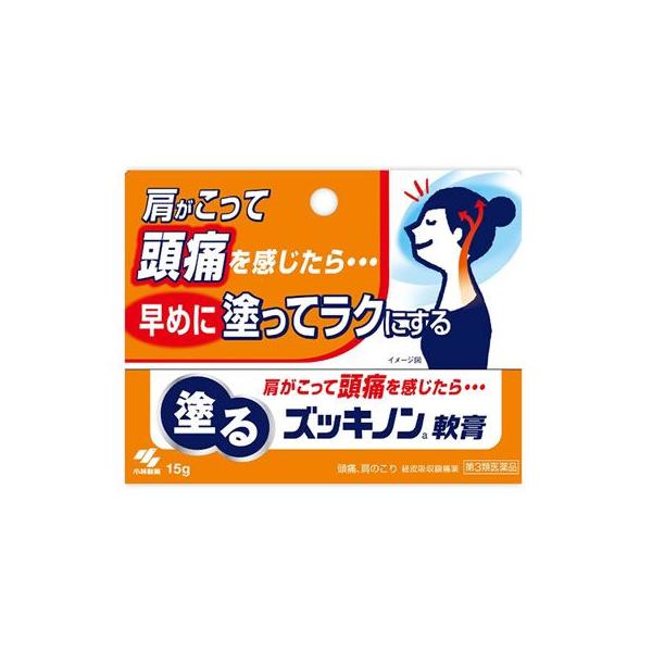 小林製薬 【第3類医薬品】頭痛・肩こりに 塗るズッキノンa軟膏 (15g