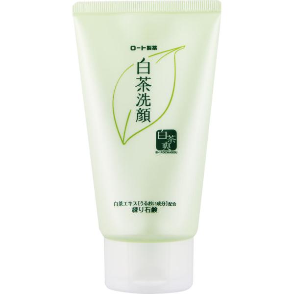 ロート製薬 白茶爽 白茶練り石鹸 (120g) 洗顔フォーム クリーム