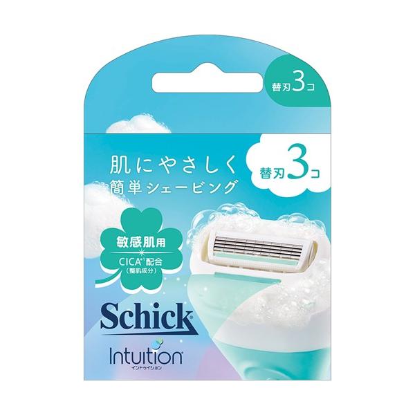 Schick シック イントゥイション 替刃 敏感肌用 3個入　12個 シック イントゥイション 敏感肌用 替刃 (3個) 女性用カミソリ Schick