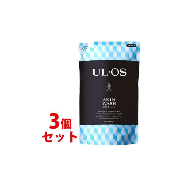《セット販売》　大塚製薬 ウル・オス 薬用スキンウォッシュ つめかえ用 (420mL)×3個セット 詰め替え用 ウルオス UL・OS 顔・身体用洗浄料　医薬部外品