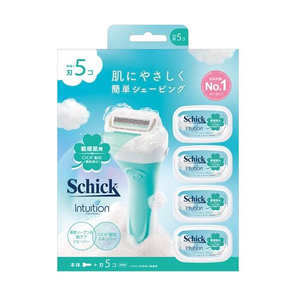 シック イントゥイション 敏感肌 コンボパック(本体+刃5コ) 女性用