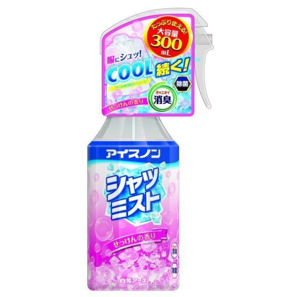 商品の特長●衣類にスプレーするだけで、爽やかな冷涼感！●おでかけ、通勤・通学前にスプレーをすると、汗をかくたびに気持ちのいい冷涼感が得られます。●クール成分（メントール）配合。●衣類についた汗のニオイを消臭し、除菌＊します。　＊すべての菌を...
