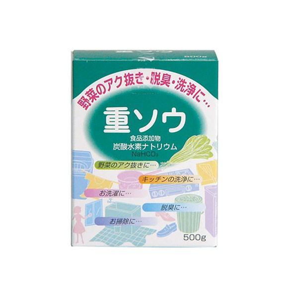 ●原料・成分等＜成分＞本品は炭酸水素ナトリウム（NaHCO3）99.0％以上を含有する。●効果等野菜のアク抜き・脱臭・洗浄に。●用法等＜使用方法＞○お料理に・・・野菜のアク抜きに。豆を煮るときに。ケーキやパンのふくらし粉に。○脱臭に・・・1...