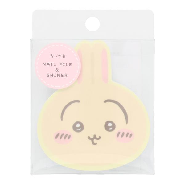 ちいかわ ネイルケアシリーズ ダイカットネイルシャイナー ＜うさぎ＞「ちいかわ」からネイルケアシリーズが新登場!!爪を美しく保つための便利なアイテム♪手軽にプロの仕上がり！ネイルファイル＆ネイルシャイナーが表と裏で使い分けれる。表と裏で異な...