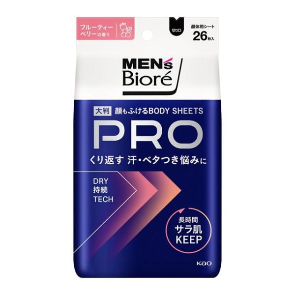 メンズビオレ メンズビオレ 顔＆体用シートさらさらa2 顔も拭ける