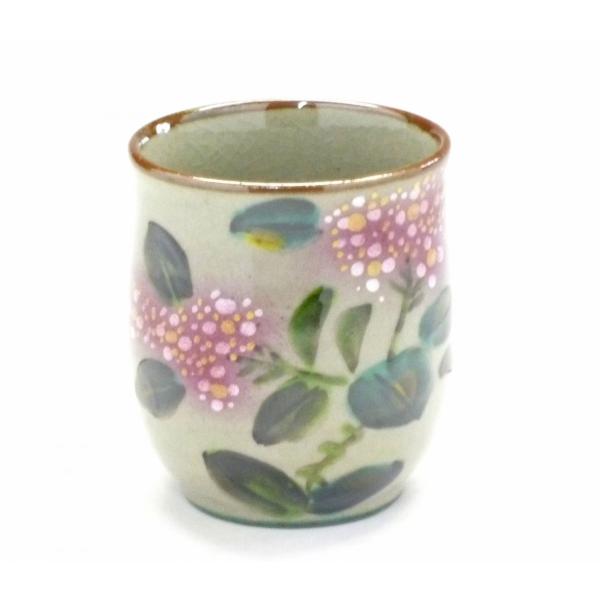 和食器 陶器 保温性 お茶 花柄 紫陽花 手描き おしゃれ 女性用 内祝 プレゼント 九谷焼 お湯呑 小 がく紫陽花ピンク ピンク 裏絵 Buyee Buyee 日本の通販商品 オークションの代理入札 代理購入