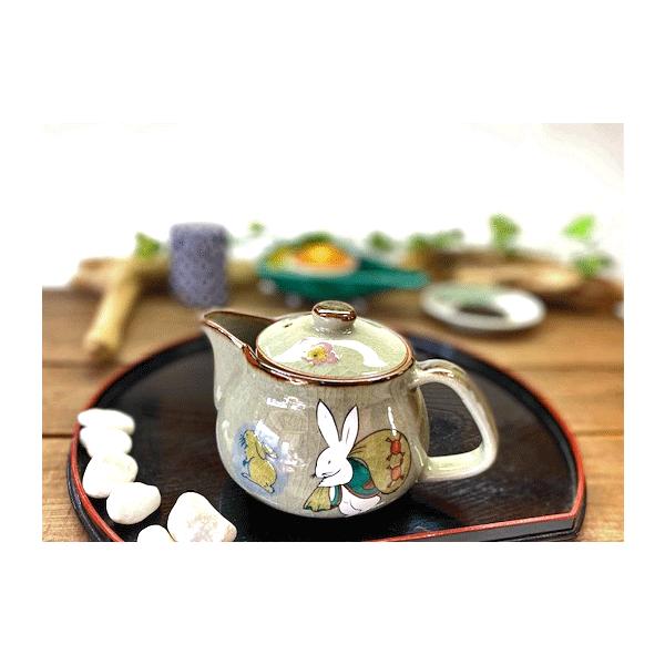 急須 きゅうす ご贈答 二人用 うさぎ柄 花柄 桜 おしゃれ 日本製 九谷焼 茶器 急須 ティーポット 大 白兎ソメイヨシノ 裏絵 Buyee Buyee Japanese Proxy Service Buy From Japan Bot Online