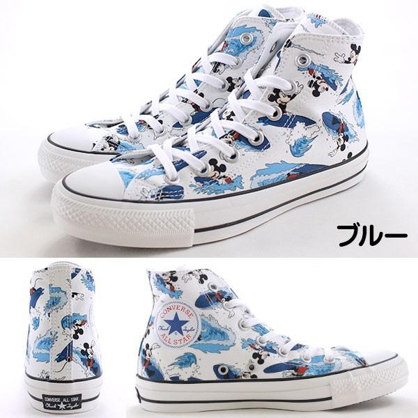 コンバース オールスター スニーカー レディース ハイカット ミッキー サーフィン 100周年 白 Converse All Star 100 Mickey Mouse Surfin Hi 父の日 靴のニシムラ Paypayモール店 通販 Paypayモール