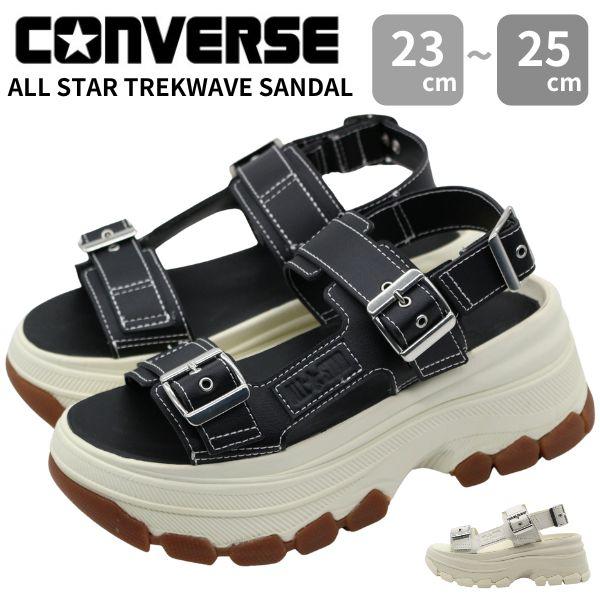CONVERSE コンバース サンダル レディース 靴 ブラック 黒