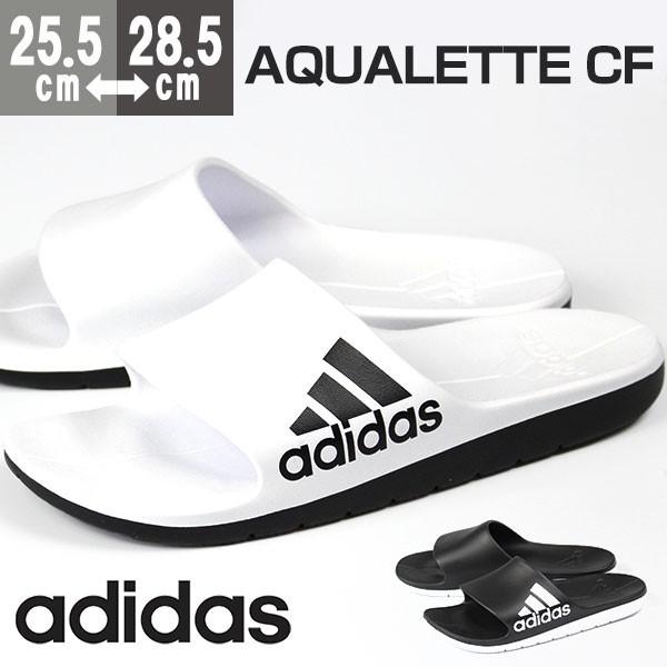 アディダス サンダル メンズ 靴 男性 シャワー 白 黒 シンプル クッション 軽量 軽い 疲れない Adidas Aqualette Cf 父の日 靴のニシムラ Paypayモール店 通販 Paypayモール