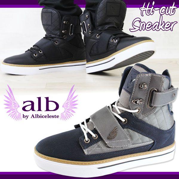 alb by albiceleste alb-5701 メンズ ハイカット スニーカー : 靴の