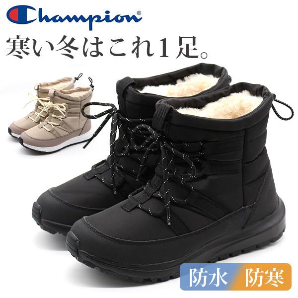 Champion（チャンピオン） ブーツ レディース 靴 防水 雨 雪 抗菌 防臭