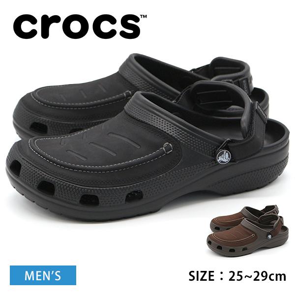 Crocs ブラック ウェッジサンダル crocs（クロックス） サンダル メンズ 靴 クロッグサンダル 定番