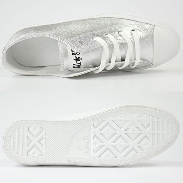 めです コンバース Converse All Star S Glossymetallic Ox 靴のニシムラ Paypayモール店 通販 Paypayモール オールスター スニーカー レディース ローカット おしゃれ ブランド 流行 大人可愛い アーモンドトゥ スタイル
