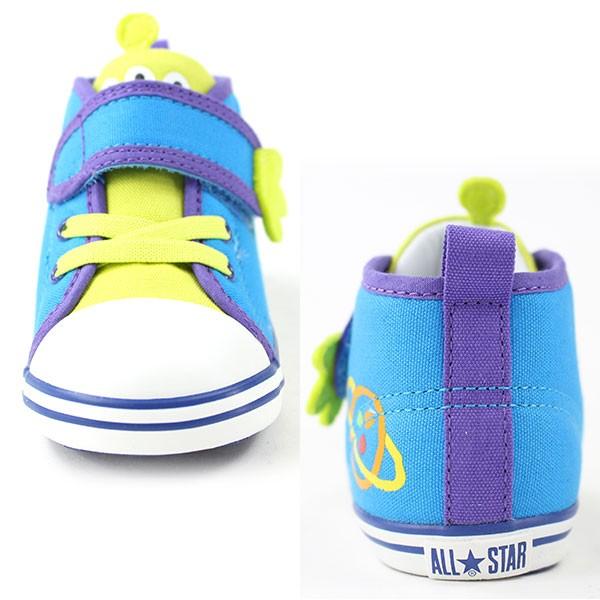 コンバース スニーカー 子供 キッズ ベビー ハイカット ディズニー リトルグリーンメン エイリアン キャラクター Converse Baby All Star N Toy Story Ae V 1 Cvsbas18atsa 靴のニシムラ 通販 Yahoo ショッピング