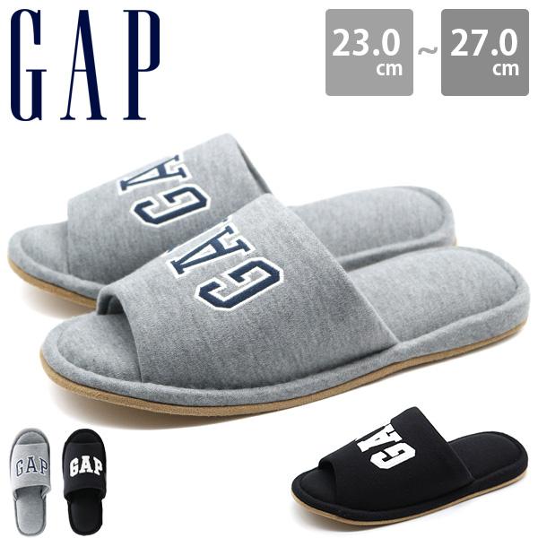 Gap スリッパ メンズ レディース 靴 ルームシューズ 黒 ブラック グレー 軽量 軽い おしゃれ 来客用 ギフト プレゼント 家事 疲れない 室内 ギャップ Gpu224 Gpu124 靴のニシムラ Yahoo Japan店 通販 Yahoo ショッピング
