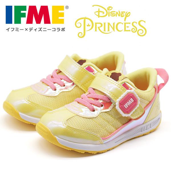 イフミー スニーカー キッズ ジュニア 子供 靴 ベル 美女と野獣 ディズニー プリンセス Disney イエロー Ifme 30 1329 靴のニシムラ Paypayモール店 通販 Paypayモール