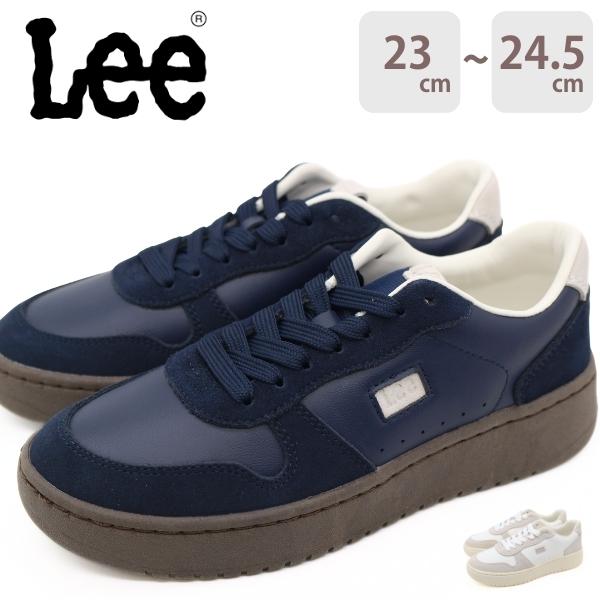 Lee スニーカー レディース 靴 ネイビー グレー ホワイト コート