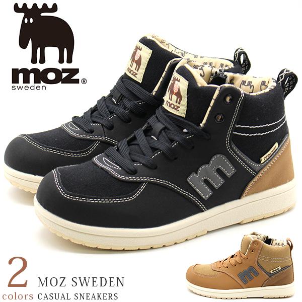 moz（モズ） スニーカー レディース ハイカット ミッドカット 靴 軽い