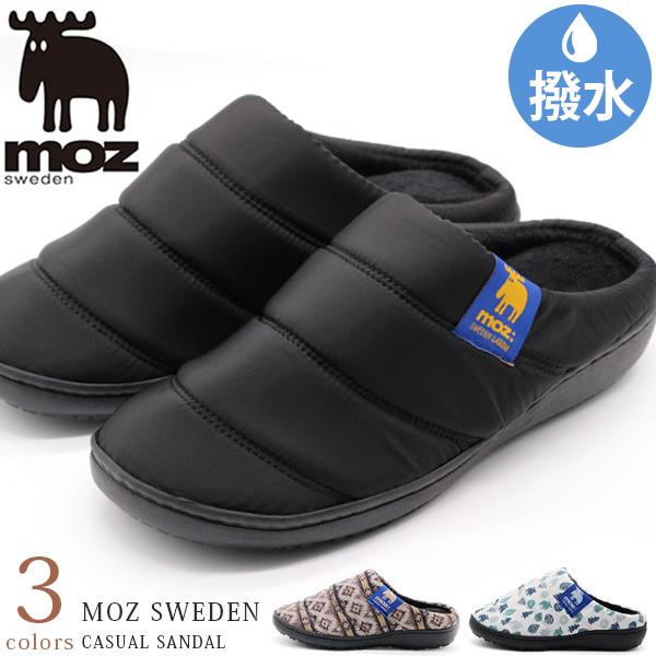 モズ Moz サンダル レディース 靴 スリッパ 黒 ブラック カーキ ネイビー サボサンダル 室内履き ダウン 軽い 軽量 Mz 4702 靴のニシムラ Paypayモール店 通販 Paypayモール