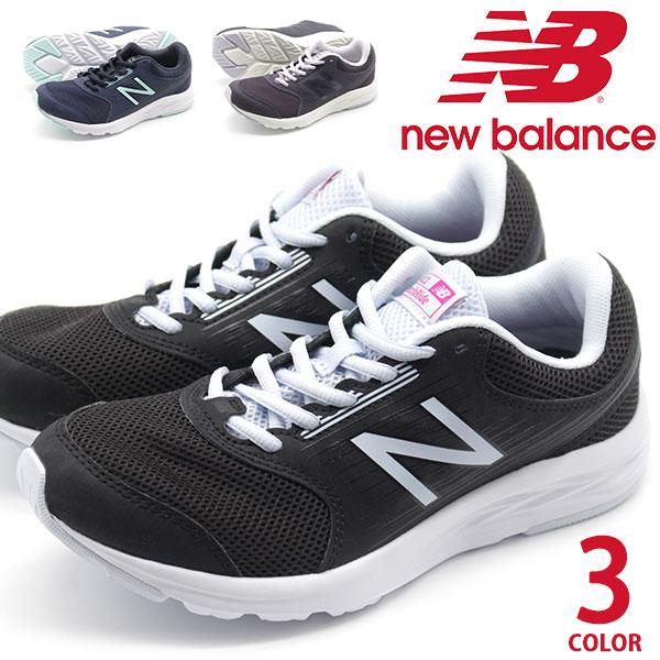 ニューバランス スニーカー レディース 靴 黒 ブラック ネイビー 軽量 軽い 快適 シンプル New Balance W411 父の日 靴のニシムラ Paypayモール店 通販 Paypayモール