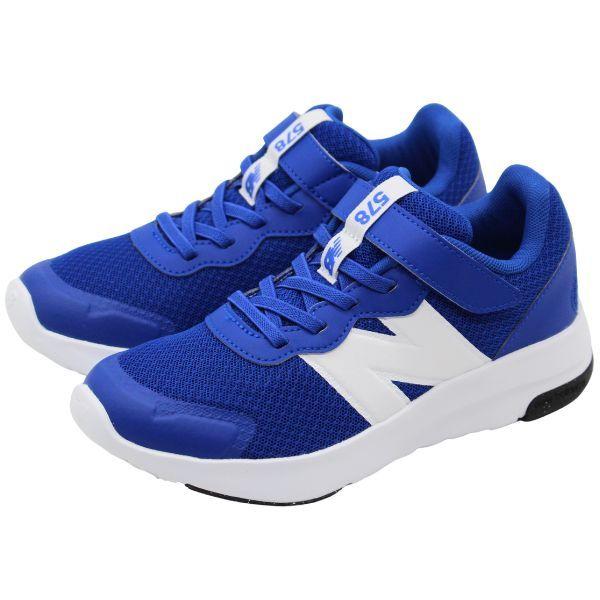 New Balance ニューバランス スニーカー キッズ ジュニア 靴 青 ブルー
