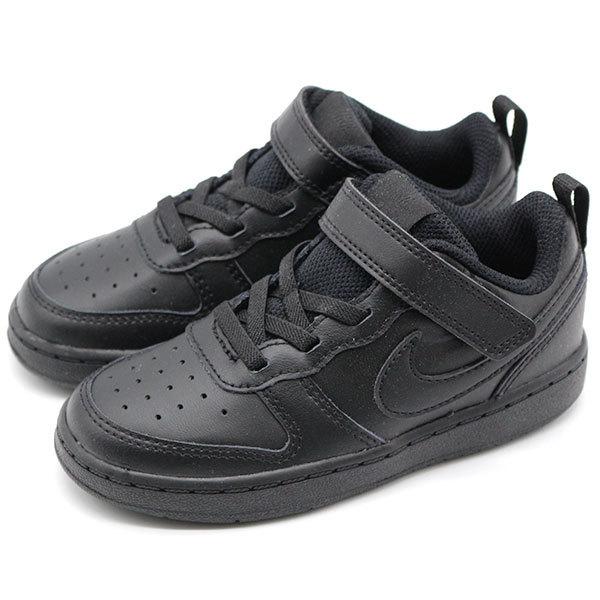 ナイキ スニーカー キッズ 子供 靴 黒 ブラック 軽量 軽い マジックテープ コートタイプ Nike Court Borough Low 2 Tdv Bq5453 001 靴のニシムラ Paypayモール店 通販 Paypayモール